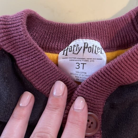 Child’s Harry Potter Varsity Cardigan - Picture 6 of 7